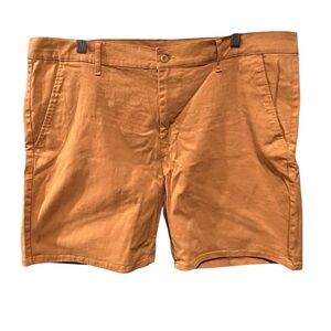Men’s AndNowThis Chino Shorts – Size 38 – Rust Orange